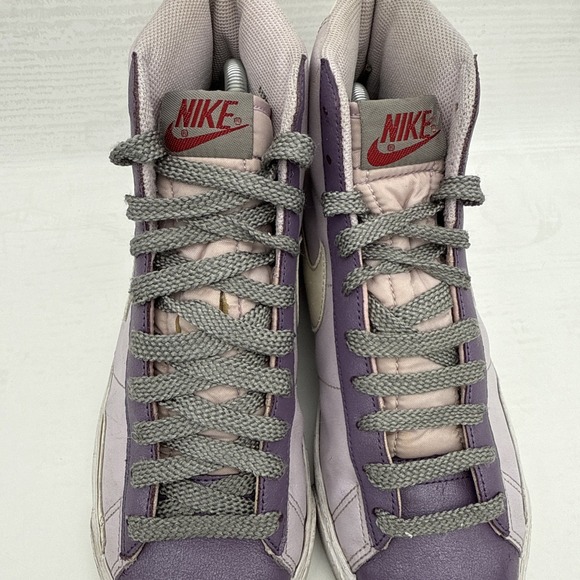Nike Blazer High 317808-511 Women Purple/White Athletic Sneaker 2009 Size US 9 - Picture 9 of 16